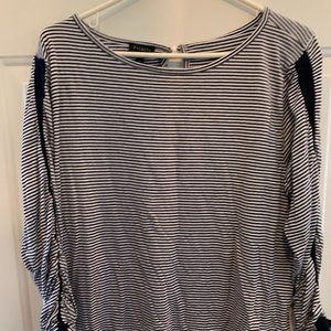 Talbot's - black & white top